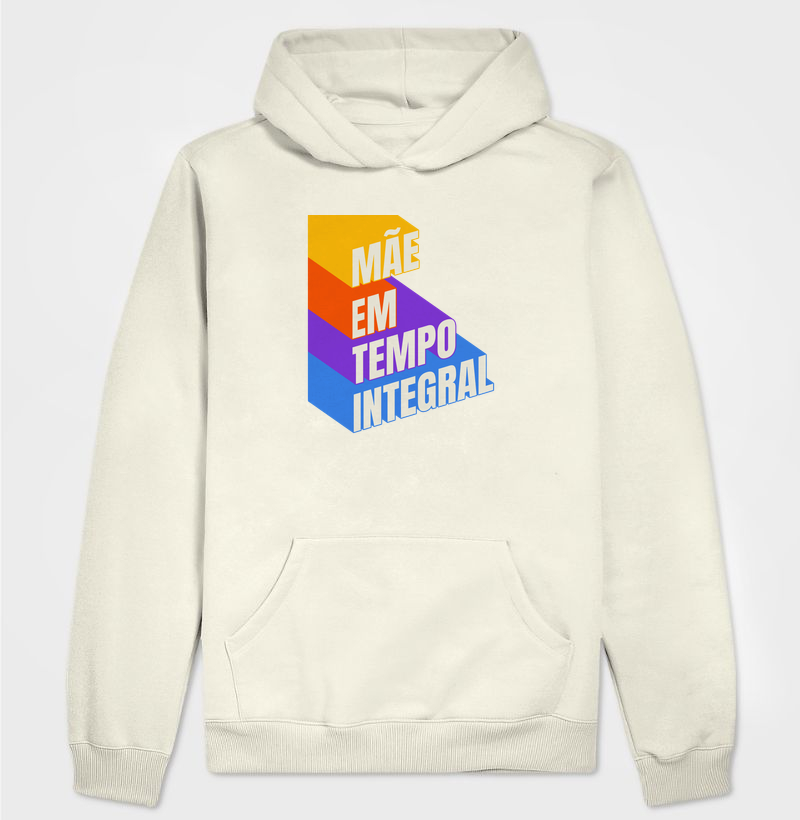 Hoodie moletom Mãe em tempo integral - Algodão Premium