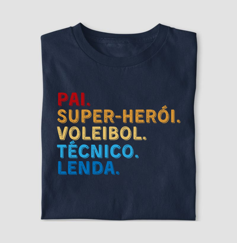 Voleibol Pai Super-herói