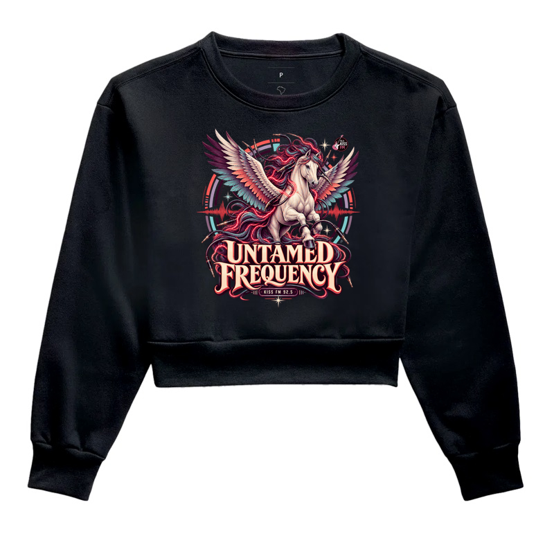 Untamed Frequency - Cropped Moletom