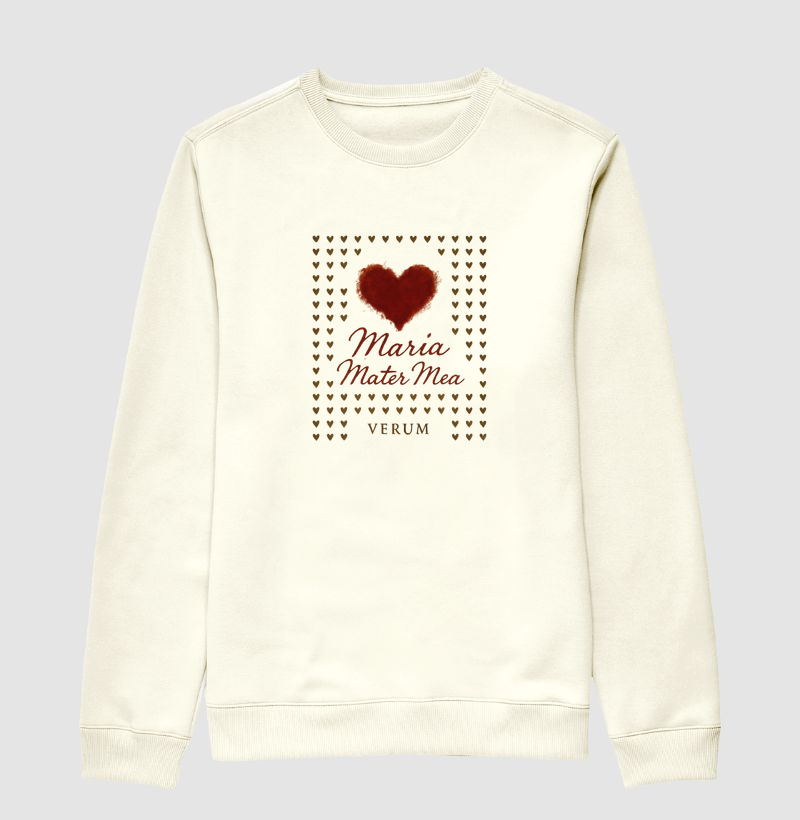 Suéter Moletom Corações de Maria