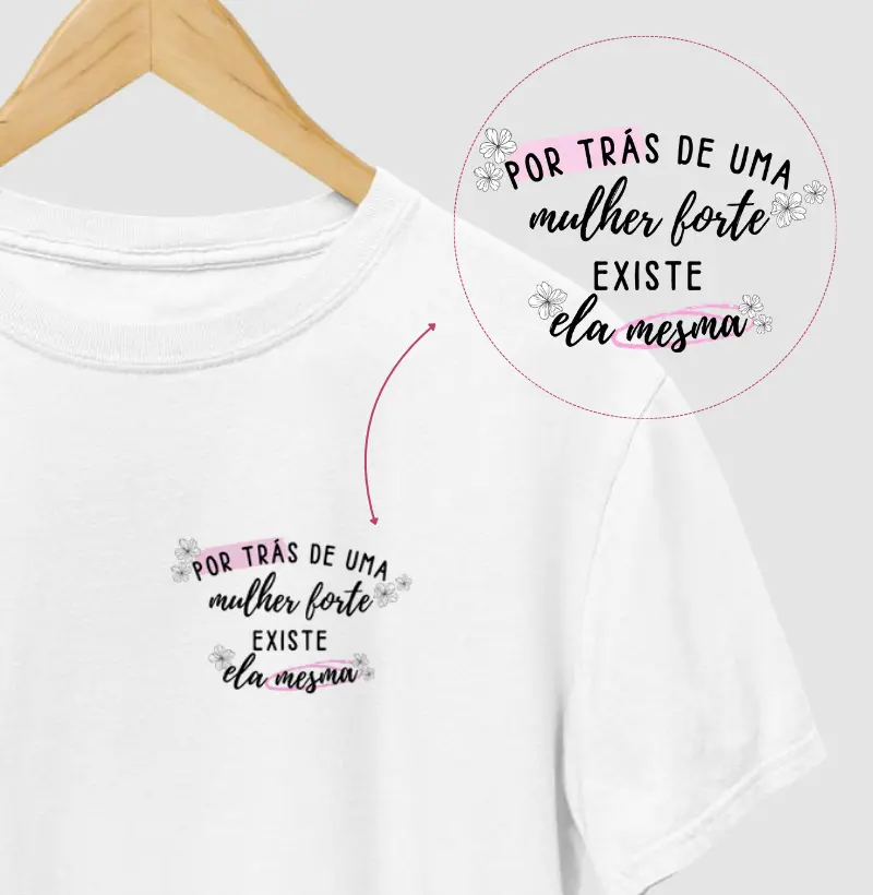 Por trás de uma mulher forte existe ela mesma