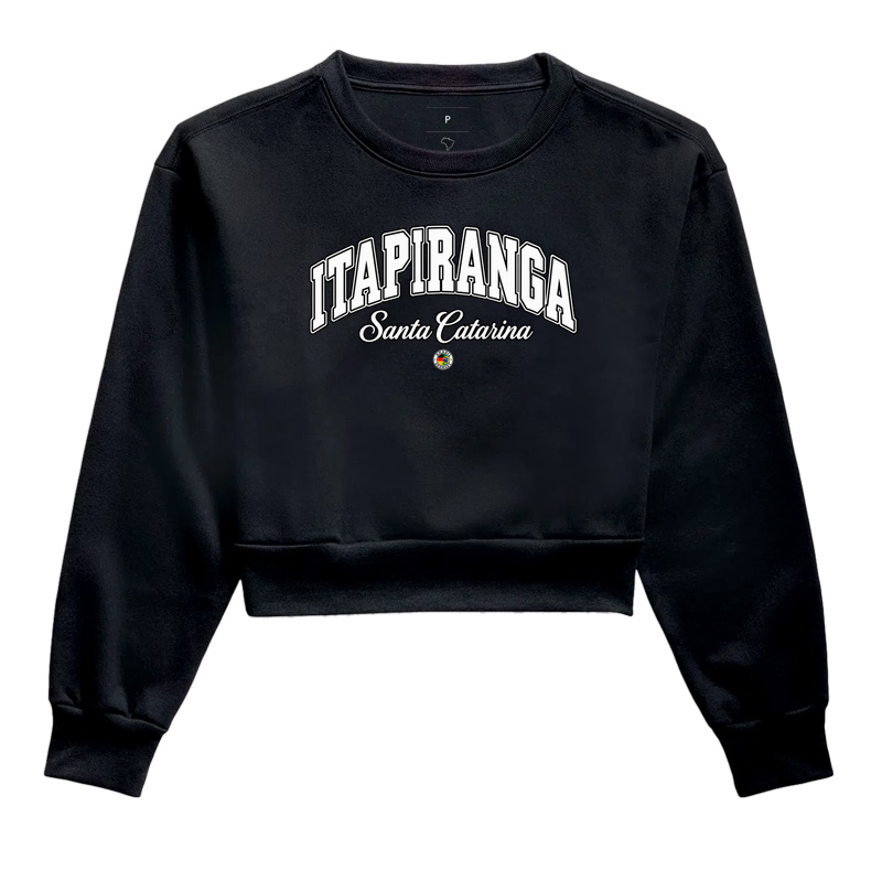 Itapiranga – Santa Catarina | Orgulho das Nossas Raízes! - Cropped Moletom