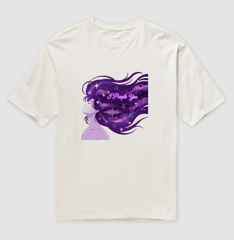 Camiseta Oversize I Purple You