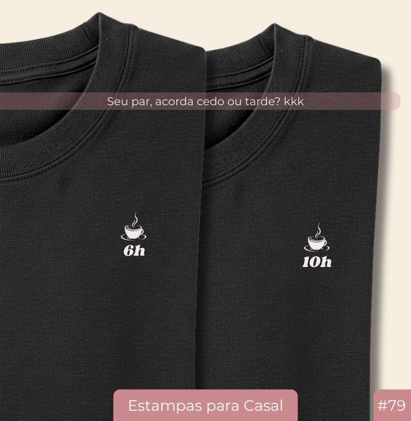 Camiseta Casal  “Acorda 10h” - #79
