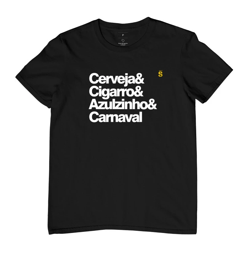 Cerveja cigarro azulzin carnaval