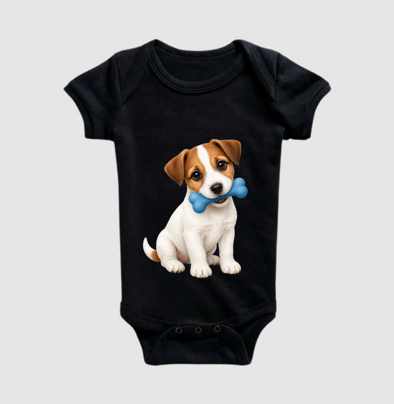 Jack Russell - Desenho Animado - Body Infantil