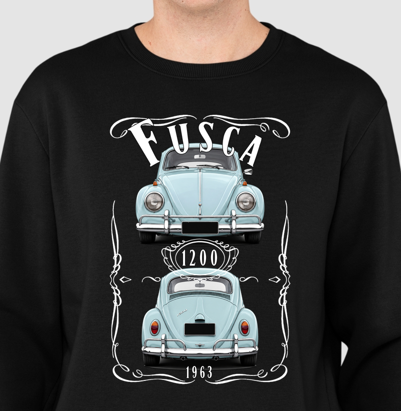 Suéter moletom Fusca vintage