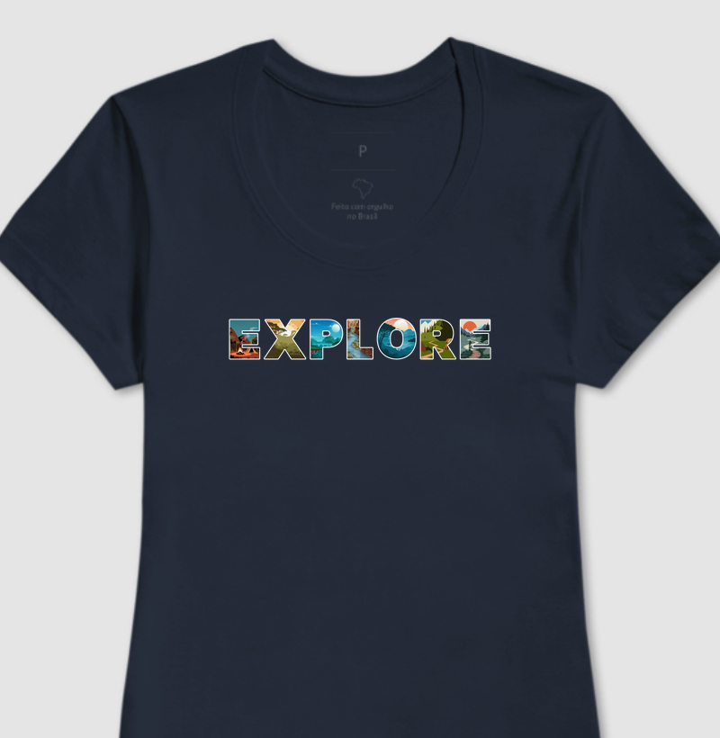 Camiseta Explore - Feminina