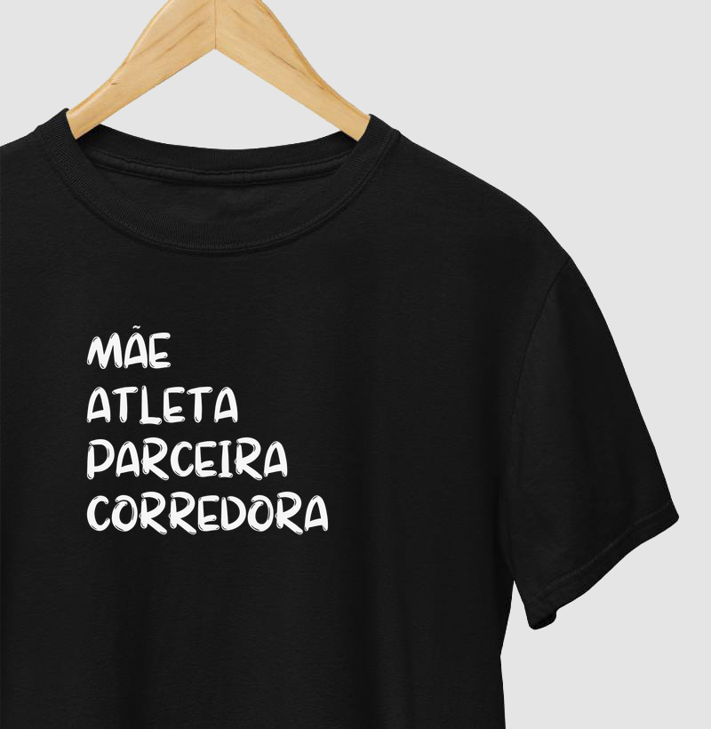 Camiseta Fawk - Mãe, atleta, parceira, corredora