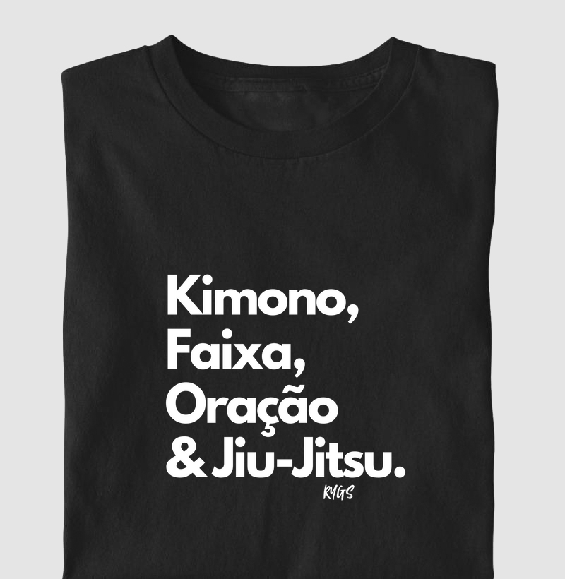 Kimono,  Faixa, Oração  & Jiu-Jitsu.