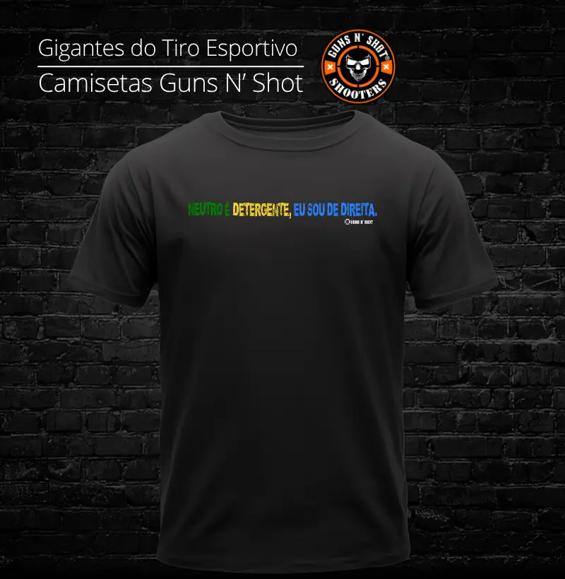 Neutro é detergente Guns N' Shot - Camiseta