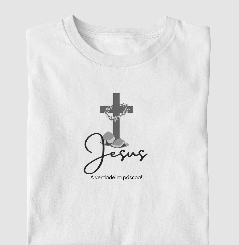 Camiseta Cristã Feminina Vida Eterna | Milagree