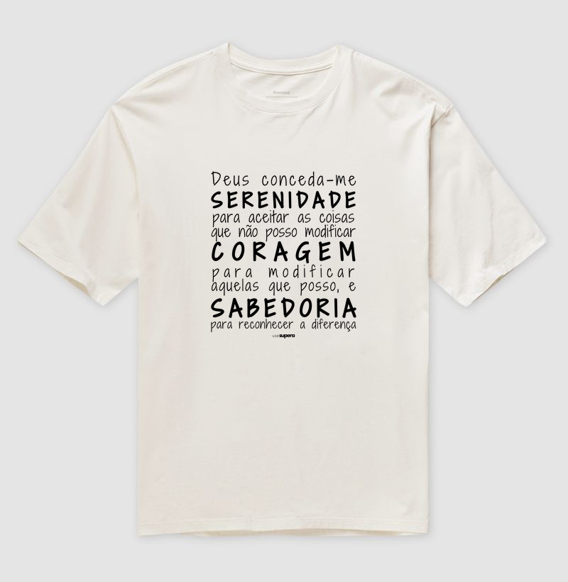 "Oração da serenidade" preto e branco