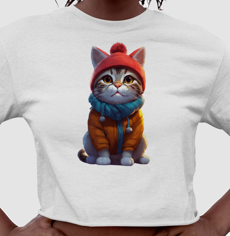 Gato Gorro e Moletom