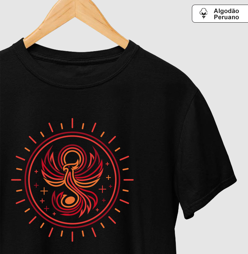 Camiseta Algodão Peruano Fênix - Camiseta Algodão Peruano
