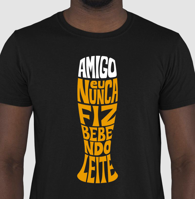 Amigo eu nunca fiz bebendo leite