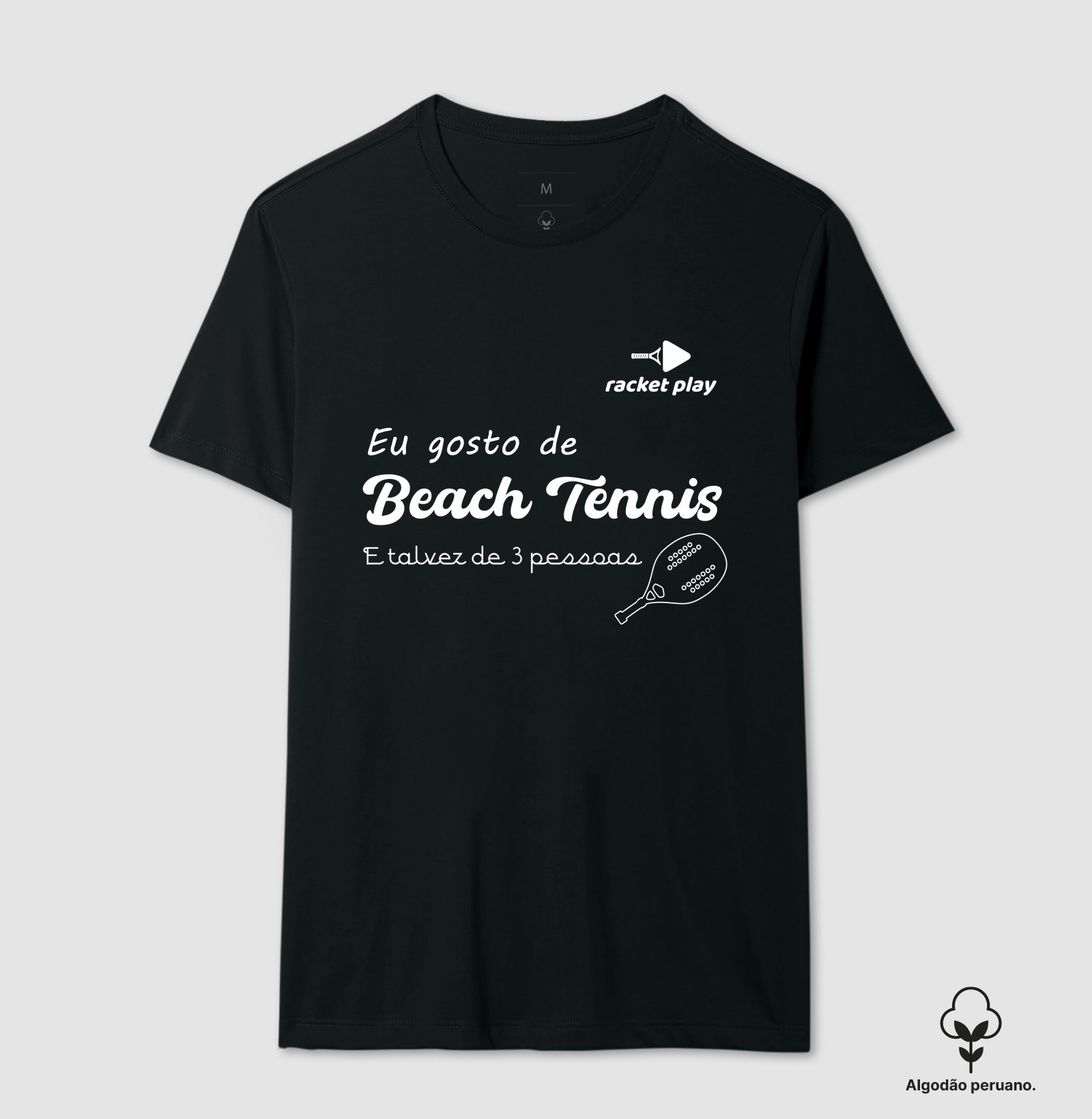 Camiseta Algodão Peruano Beach Tennis - Gosto de Beach Tennis