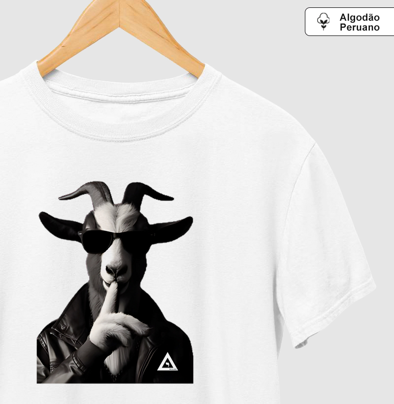 Camiseta Silêncio do Bode - Mr. GADU - Algodão Peruano Premium