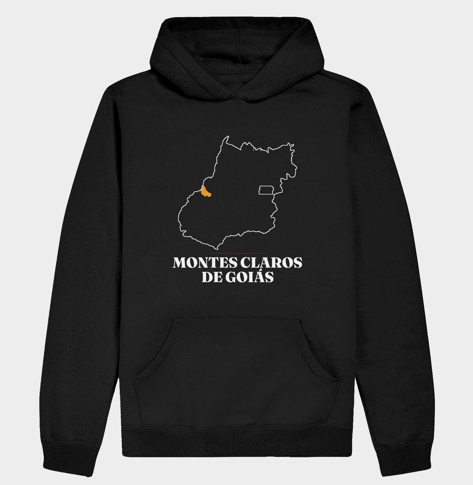 Montes Claros de Goiás | Traço GO - Hoodie Moletom