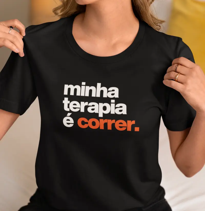 Minha terapia é correr
