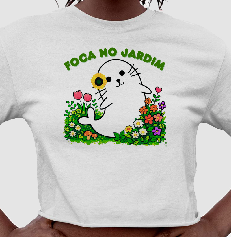 Foca no jardim