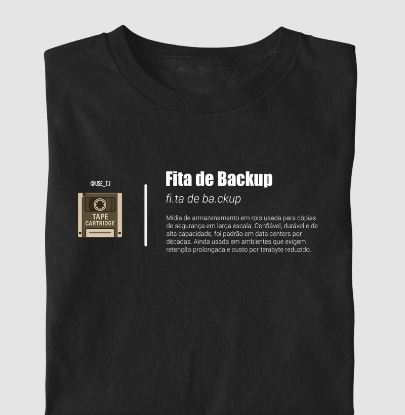 “Fita Magnética de Backup" Hardware - T.I