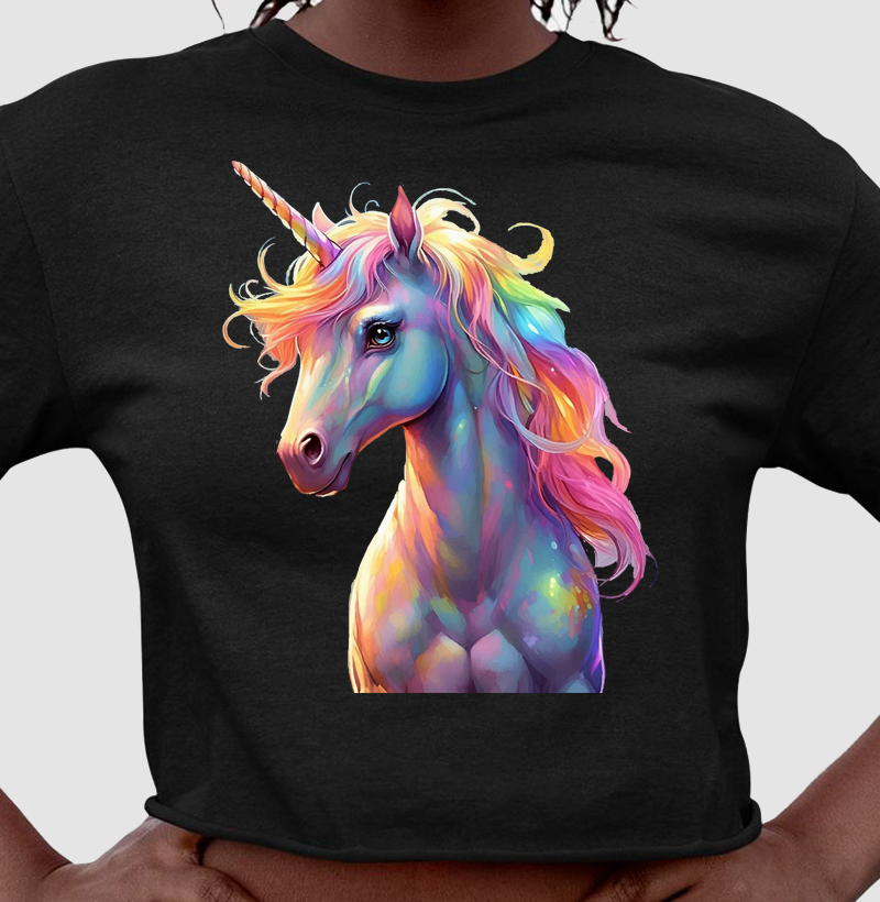 Cropped - Soberba - Unicórnio