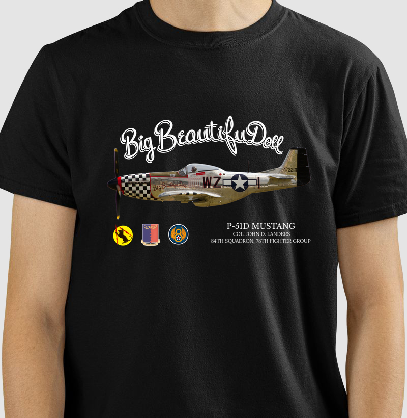 P-51 Big Beautiful Doll (escrita branca)