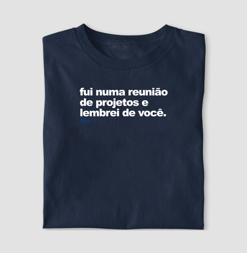 Fui numa reunião de projetos