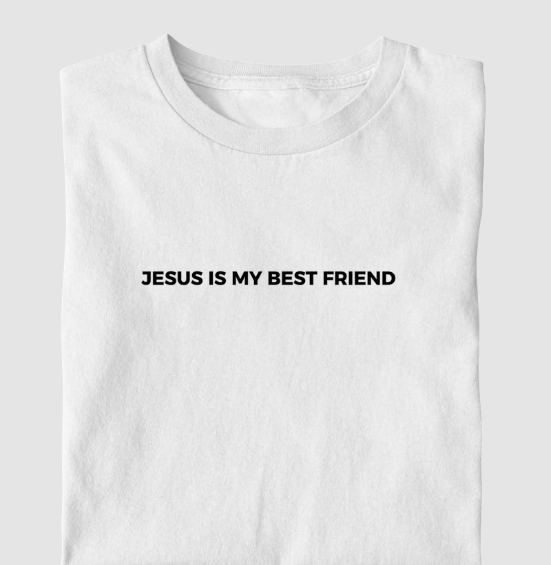Camiseta Jesus Is My Best Friend Infantil - basikus