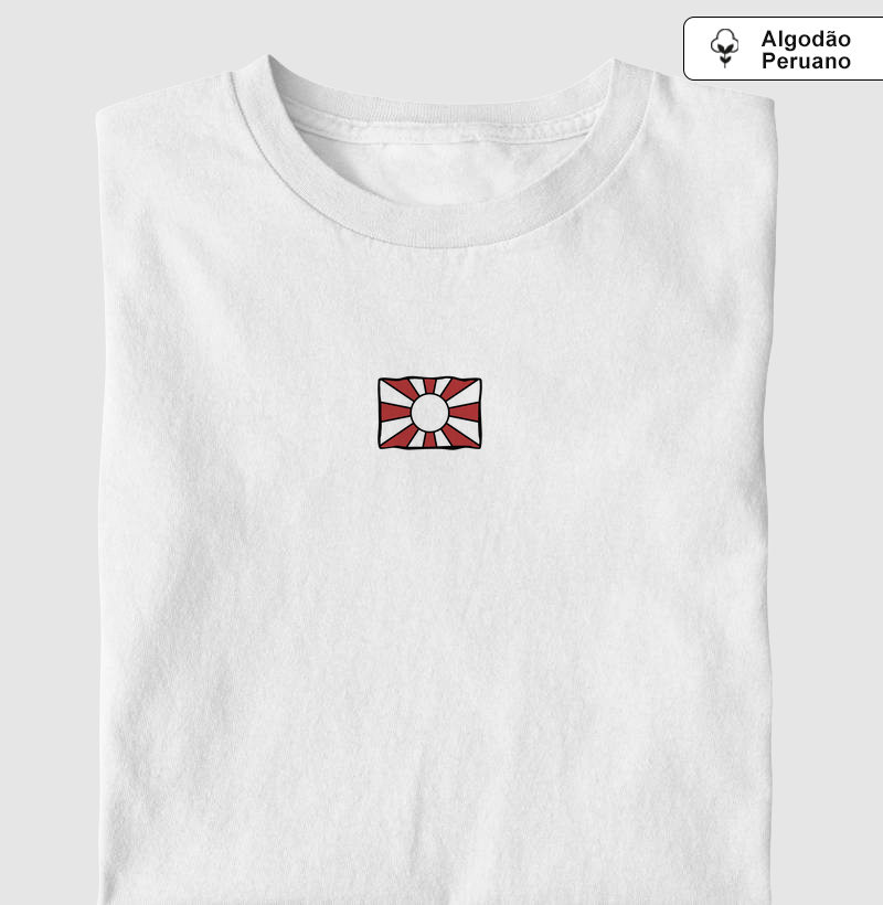 Algodão Peruano - Bandeira Vermelha e Branca