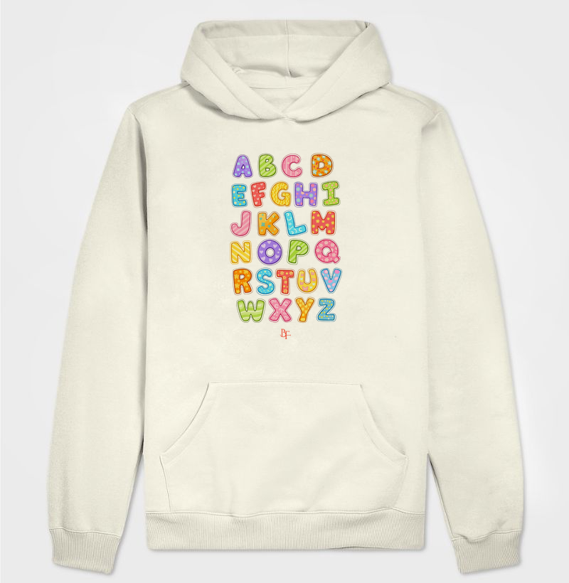 Alfabeto A-Z - Hoodie Moletom