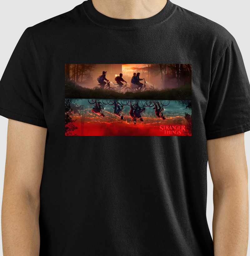 Camiseta Stranger Things Inverso