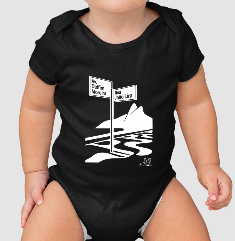 DELFIM & LIRA "BLACK" - Body Infantil