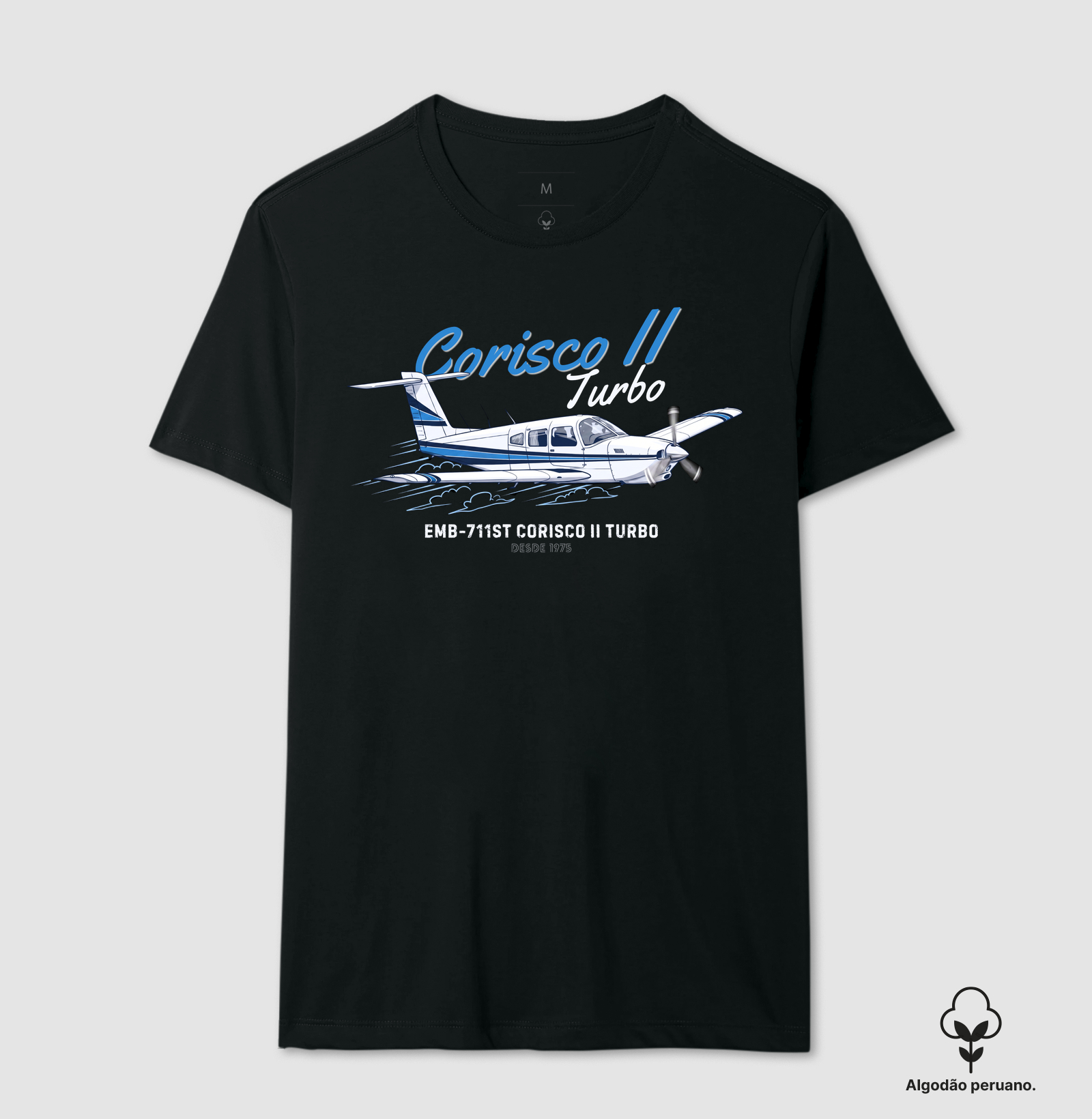 Corisco II Turbo  - Camiseta Algodão Peruano