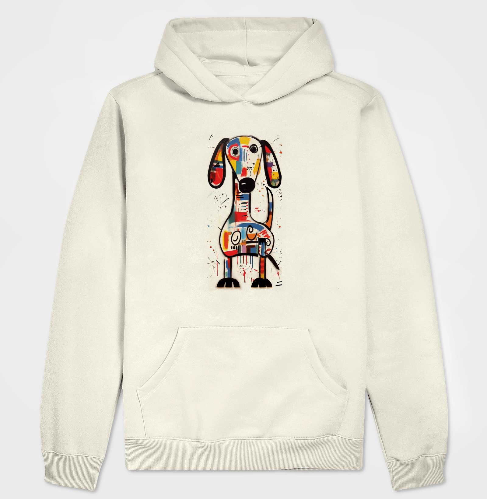 Dachshund Basquiat Hoodie II