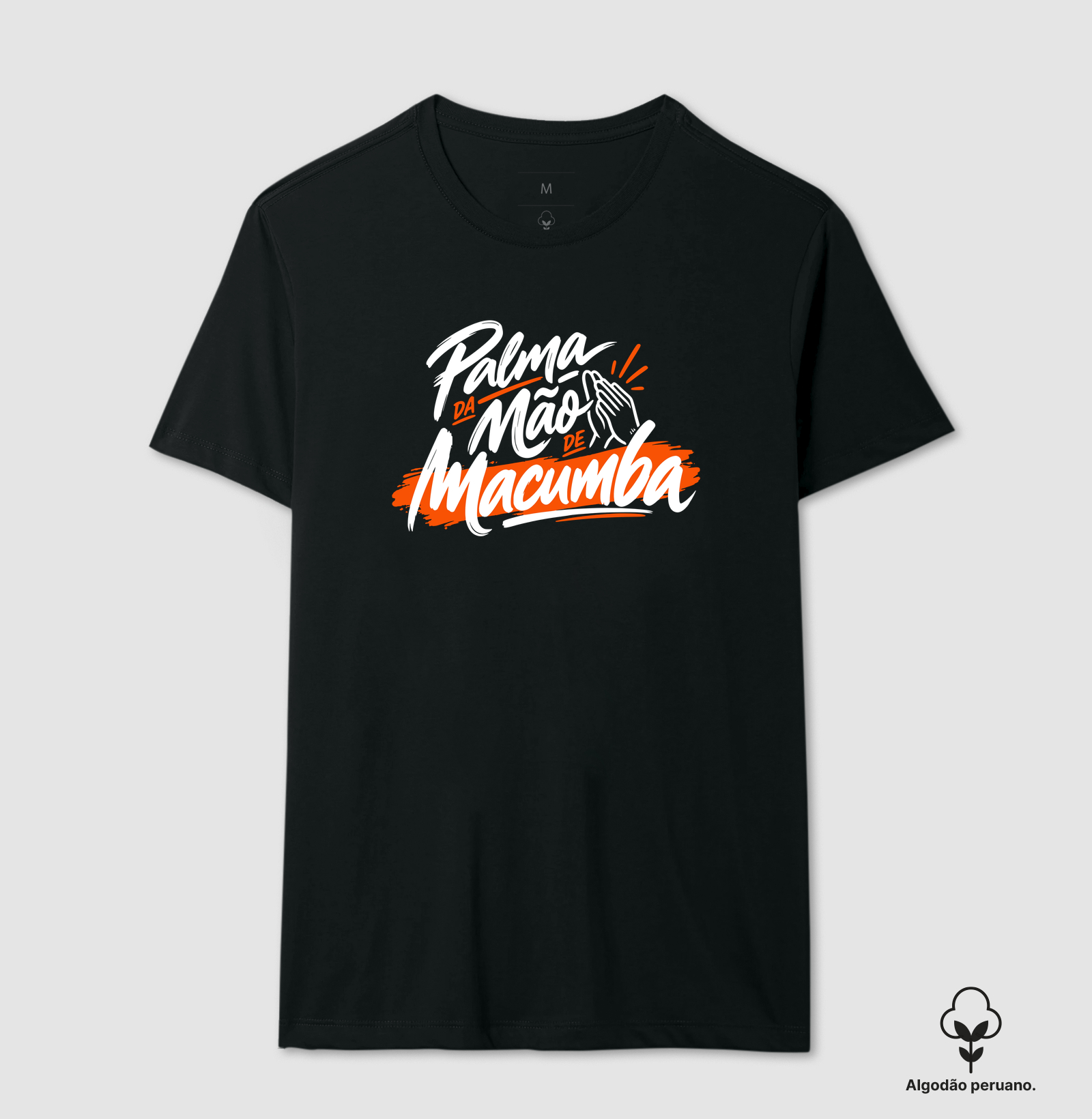 Palma da mão de macumba - Camiseta Algodão Peruano