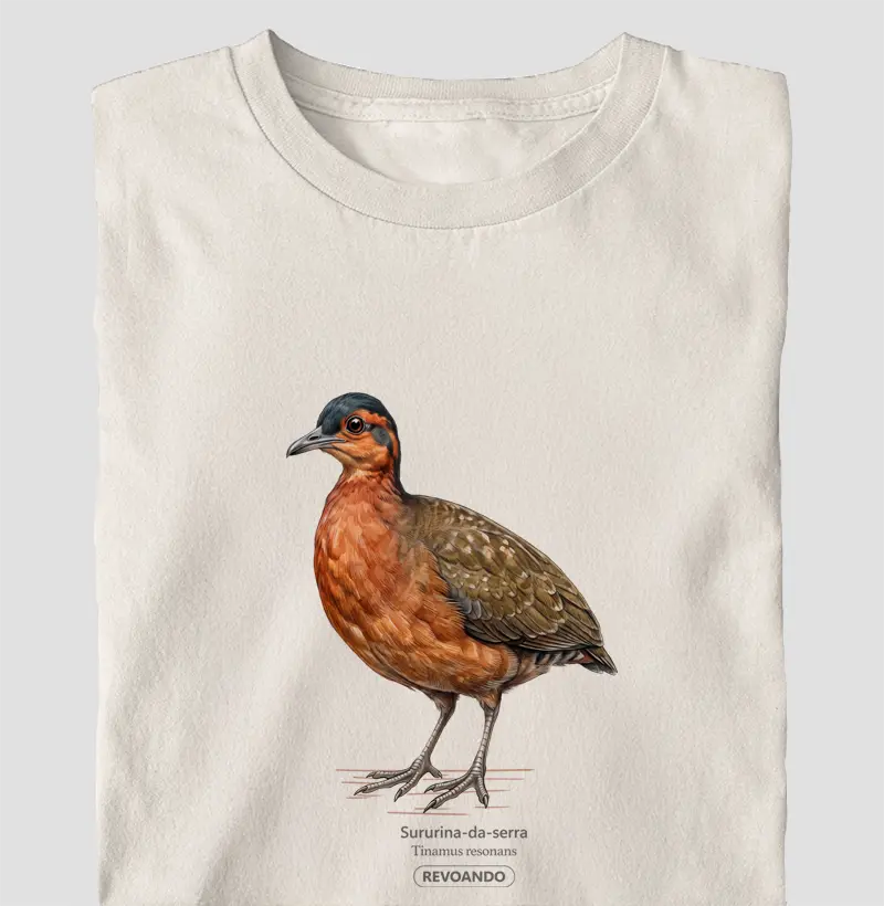 Traços Alados - Sururina-da-serra - Oversized - Camiseta Oversized