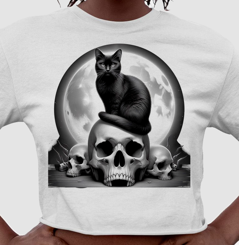 GATO PRETO CAVEIRA - Reserva.Ink 