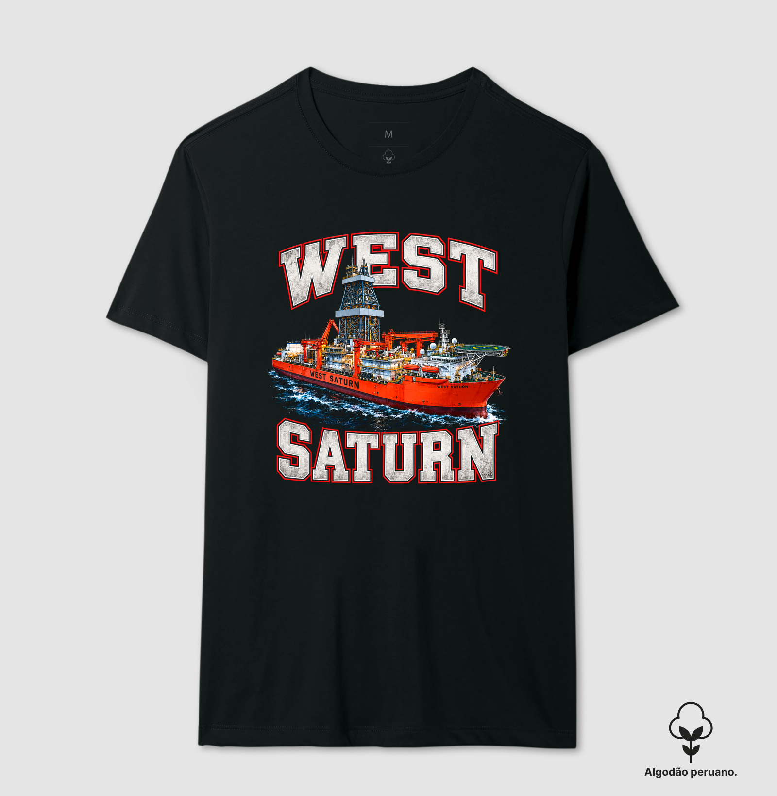 West Saturn - Camiseta Algodão Peruano