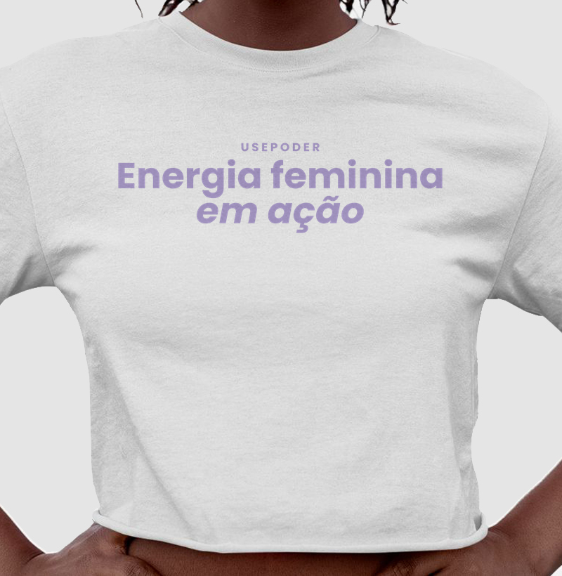 Cropped - Energia feminina em ação