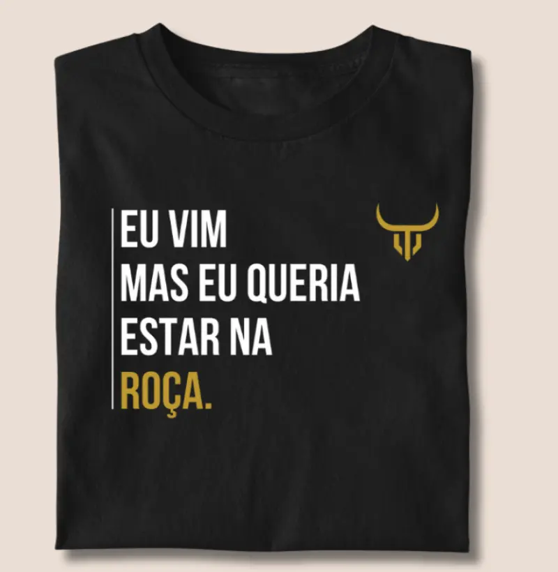 Eu vim mas eu queria estar na roça