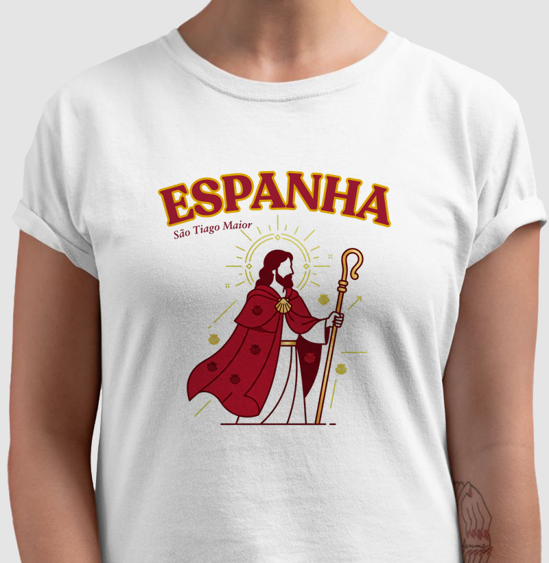 Camiseta Espanha São Tiago Maior
