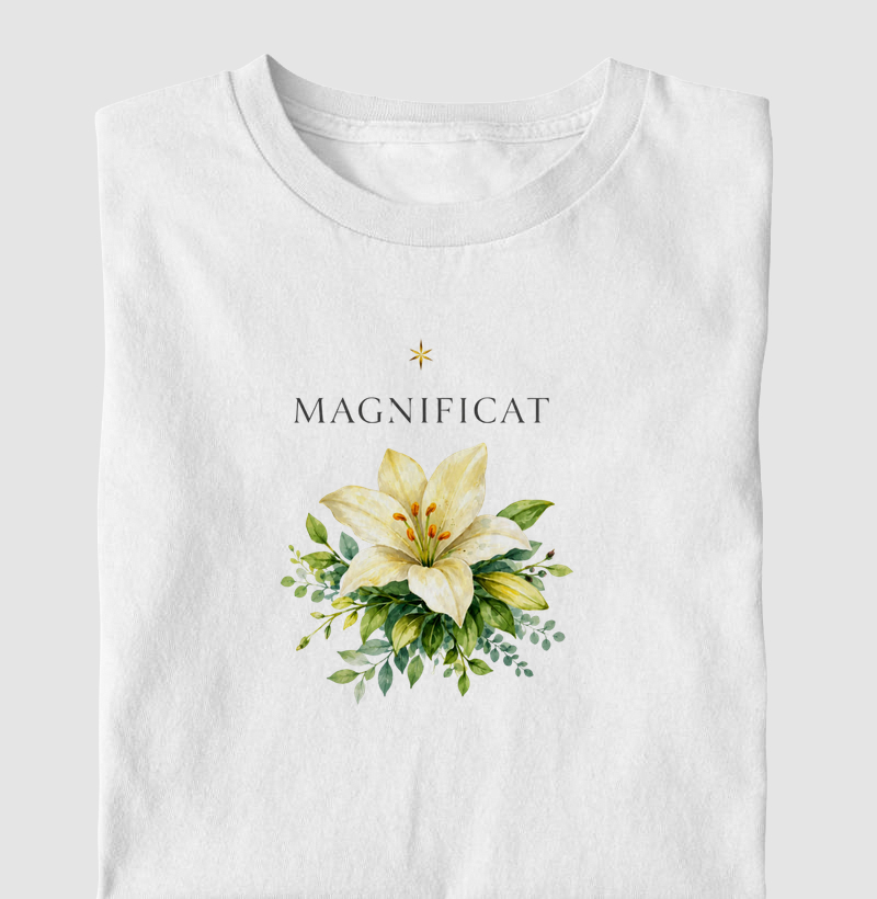 Camiseta Magnificat - pureza de Maria