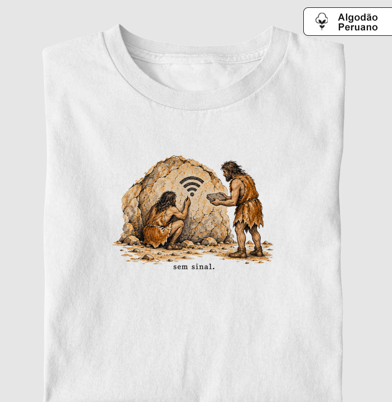 Camiseta sem sinal - Camiseta Algodão Peruano