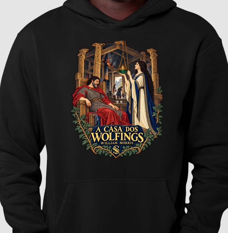 A Casa dos Wolfings — A lâmpada do salão — Hoodie - Hoodie Moletom