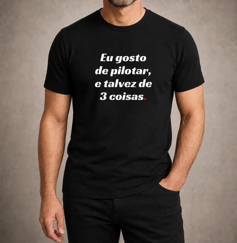 Eu gosto de pilotar