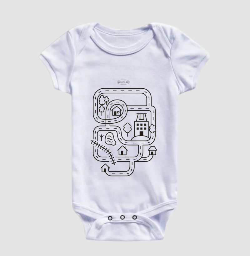Body Infantil pistinha na cidade