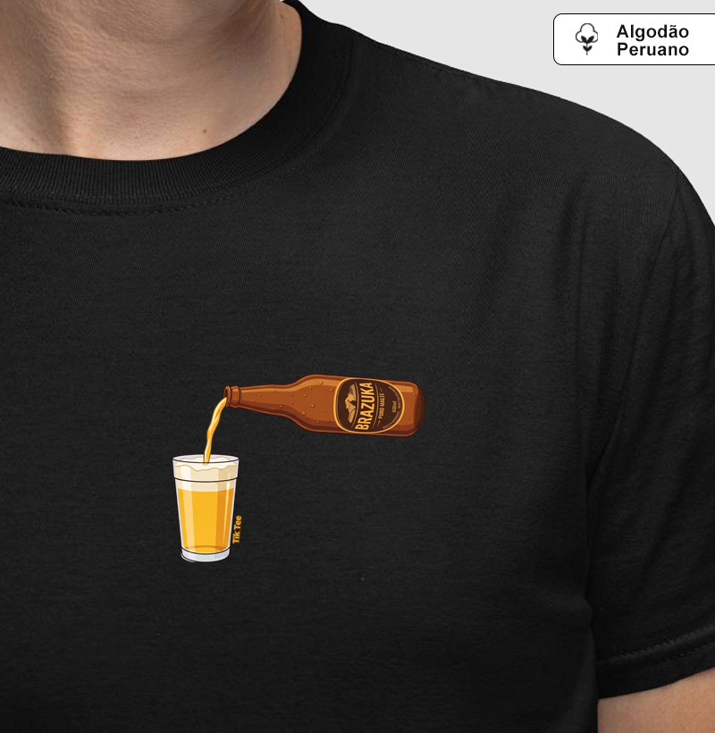 Brazuka - Camiseta Algodão Peruano
