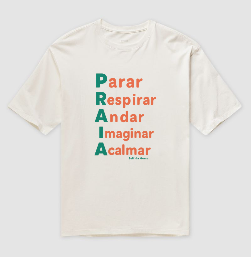 P.R.A.I.A. - Camiseta Oversized